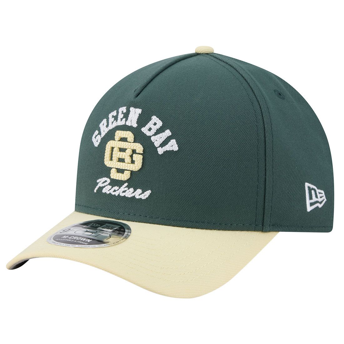 Packers Rivalries New Era Lock Up Logo 9Forty Cap