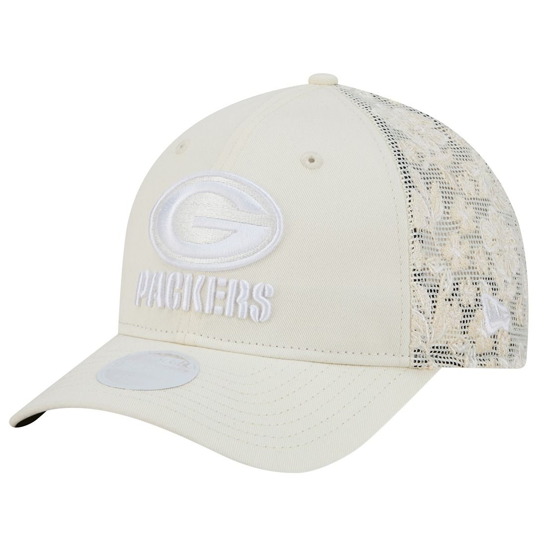 Packers New Era Womens Floral Mesh 9Forty Cap 11 Packers New Era Womens Floral Mesh 9Forty Cap
