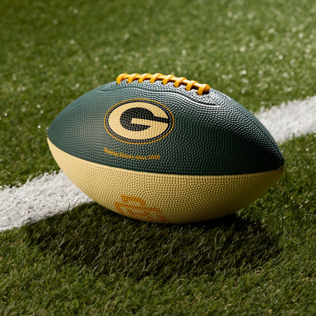 Packers Rivalries Wilson Junior Rubber Football