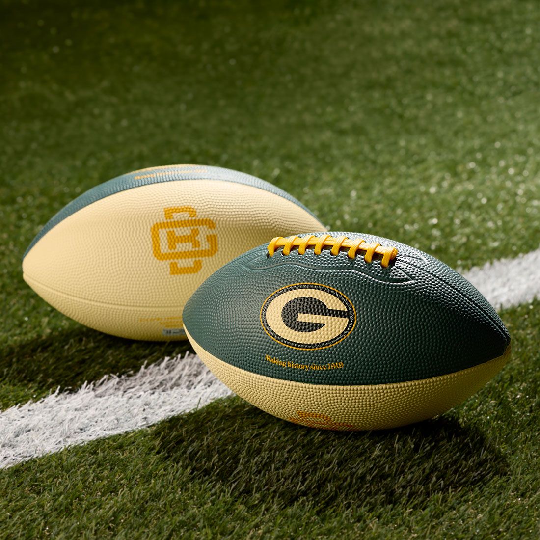 Packers Rivalries Wilson Junior Rubber Football