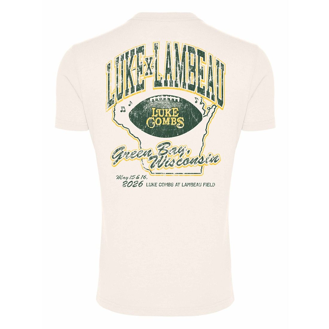2026 Luke Combs at Lambeau Field Comfy T-Shirt