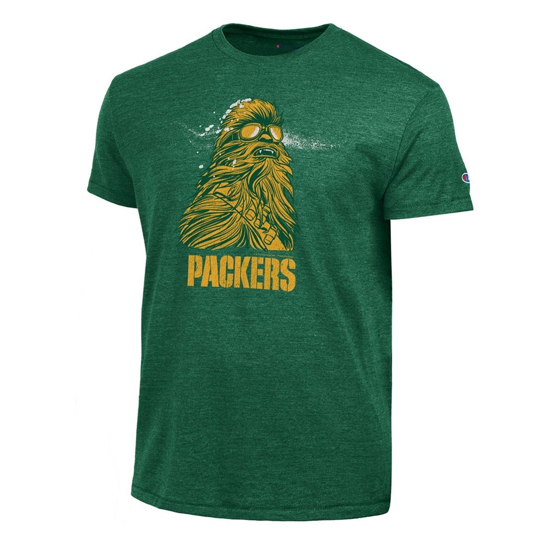 Packers Champion x Disney Chewbacca Tri-Blend T-Shirt 7 Packers Champion x Disney Chewbacca Tri-Blend T-Shirt