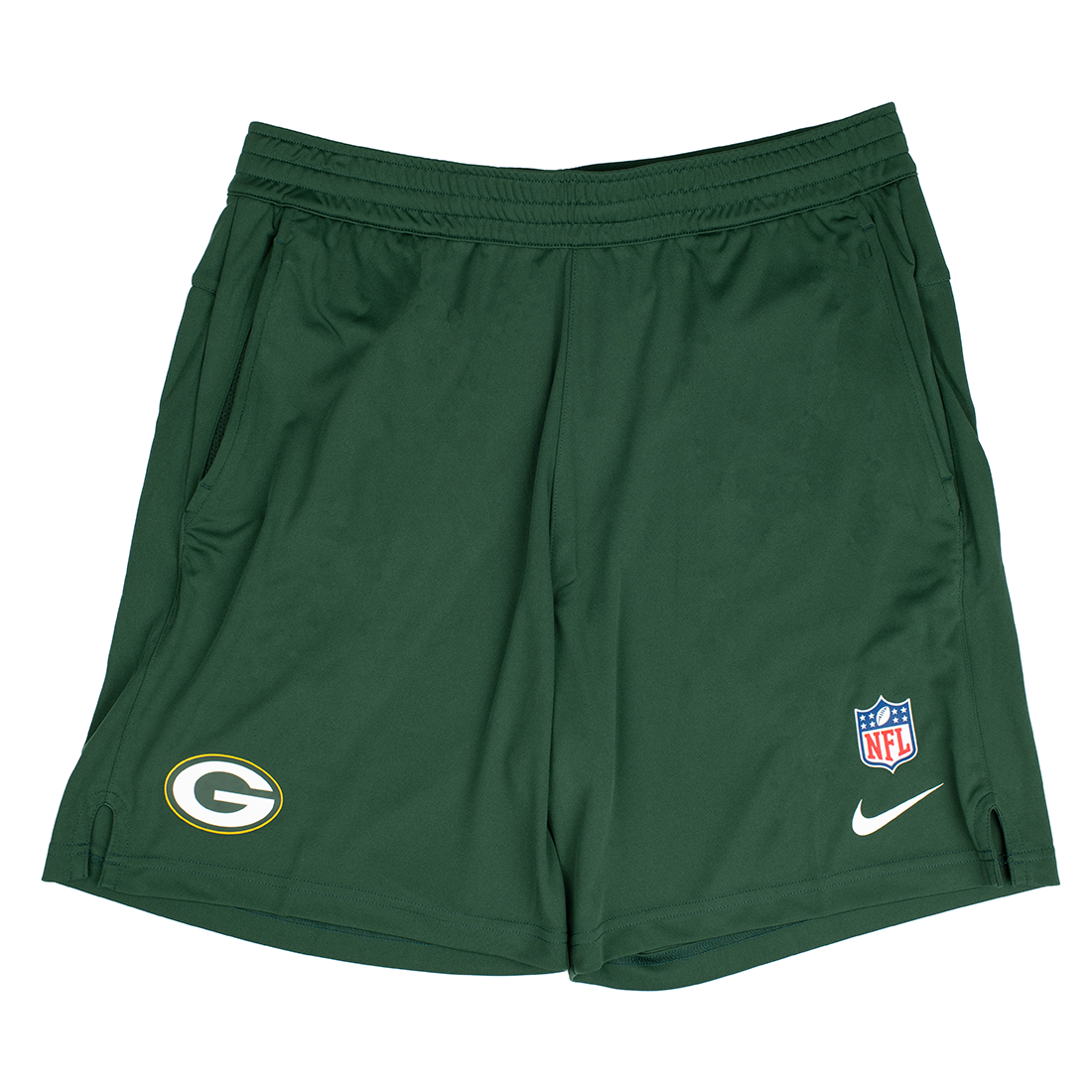 Packers Nike Womens Sideline Dri-Fit Pocket Short 6 Packers Nike Womens Sideline Dri-Fit Pocket Short
