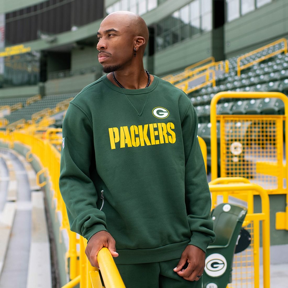Packers Nike 2026 Sideline Heavy Fleece Crew 11 Packers Nike 2026 Sideline Heavy Fleece Crew
