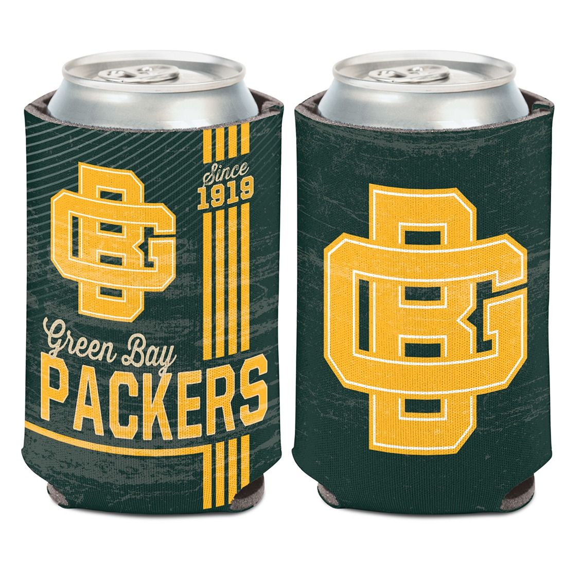 Packers WinCraft Logo Stripe Can Cooler