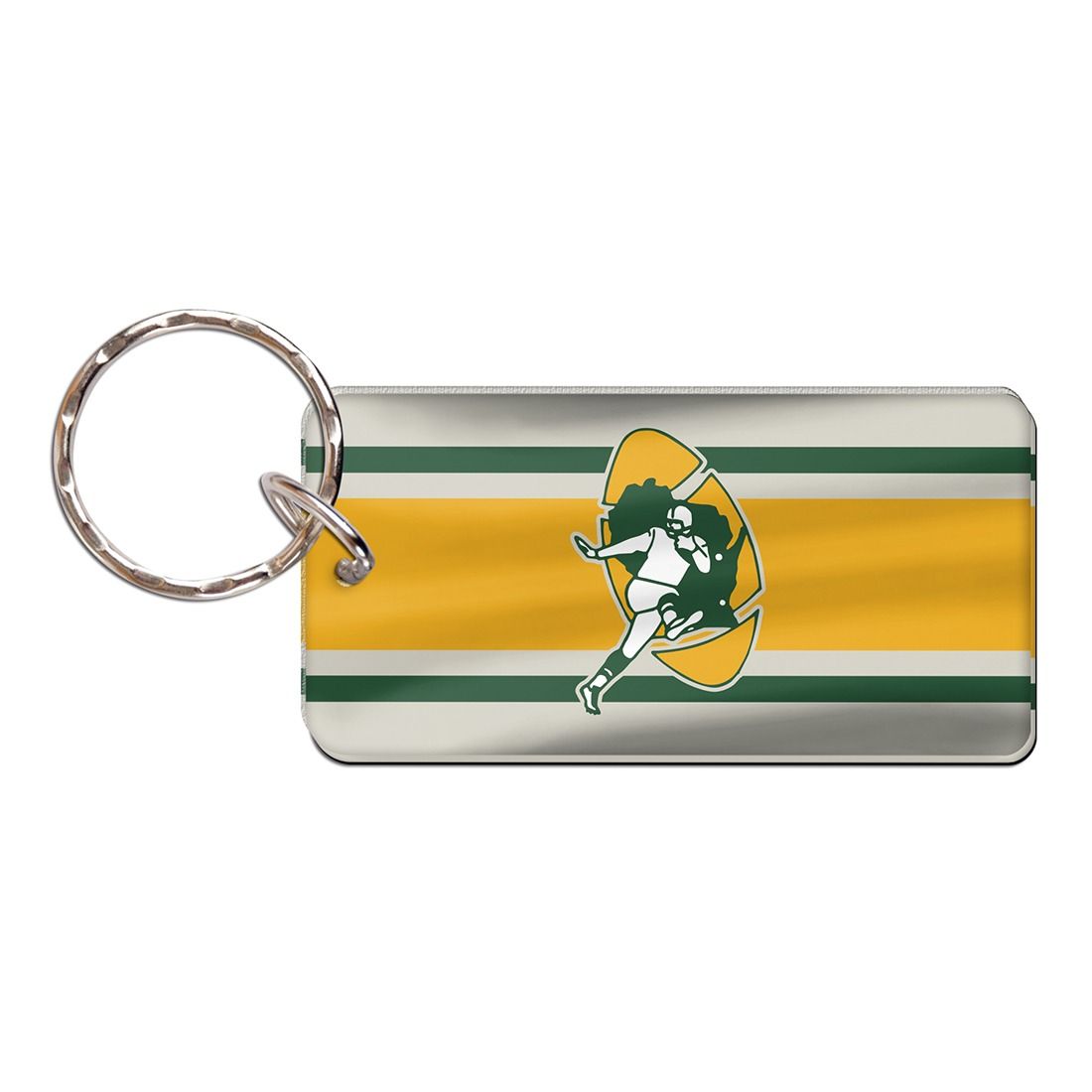 Packers Wincraft Throwback Rectangle Keychain 1 Packers Wincraft Throwback Rectangle Keychain