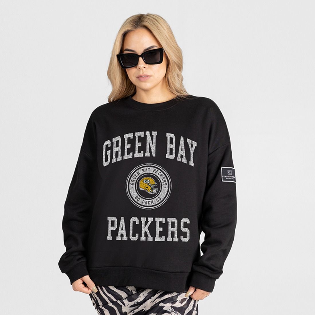 Packers Gameday Couture Womens Fierce Flow Crew