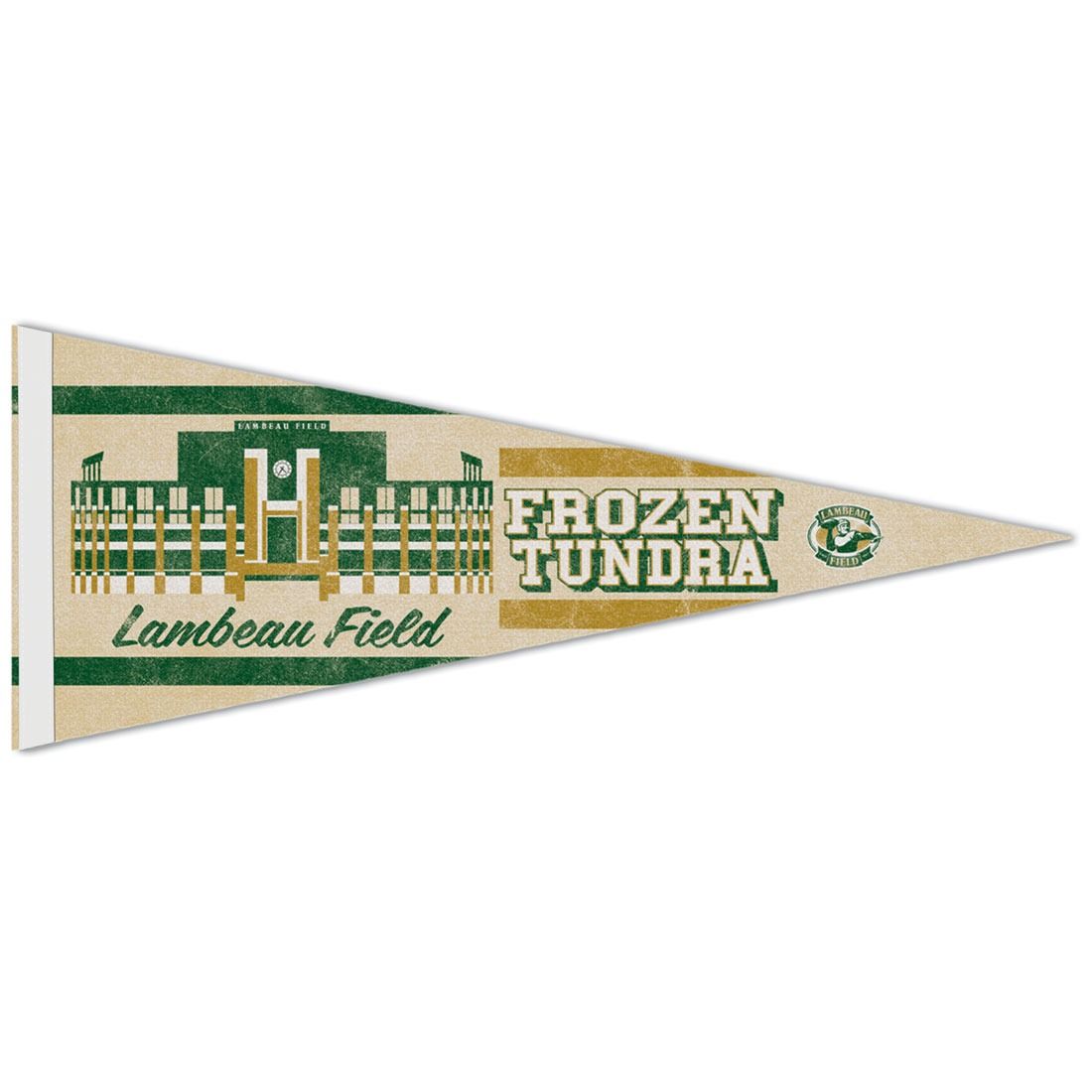 Lambeau Field Retro Frozen Tundra Pennant