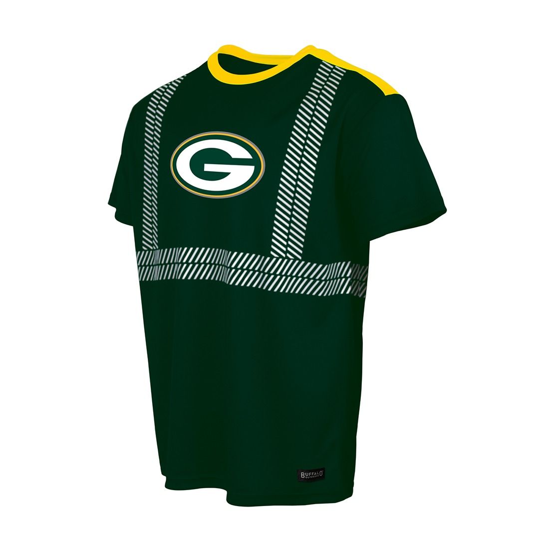 Packers Hi-Vis Safety Green Stripe T-Shirt