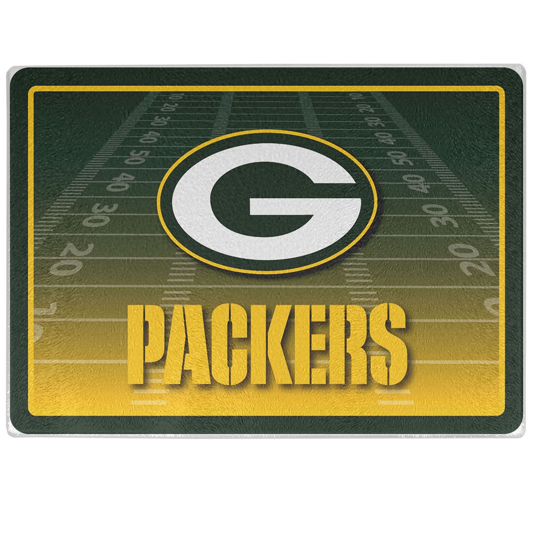 Packers Glass Cutting Board